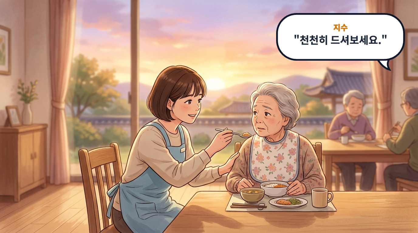 식사도움 케어 스토리 1