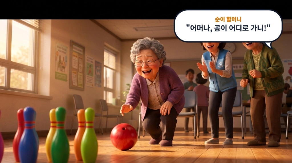 시니어 복지관 볼링 이야기 1