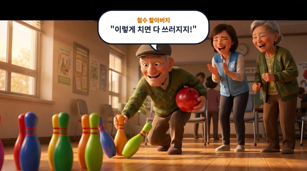 시니어 복지관 볼링 이야기 2